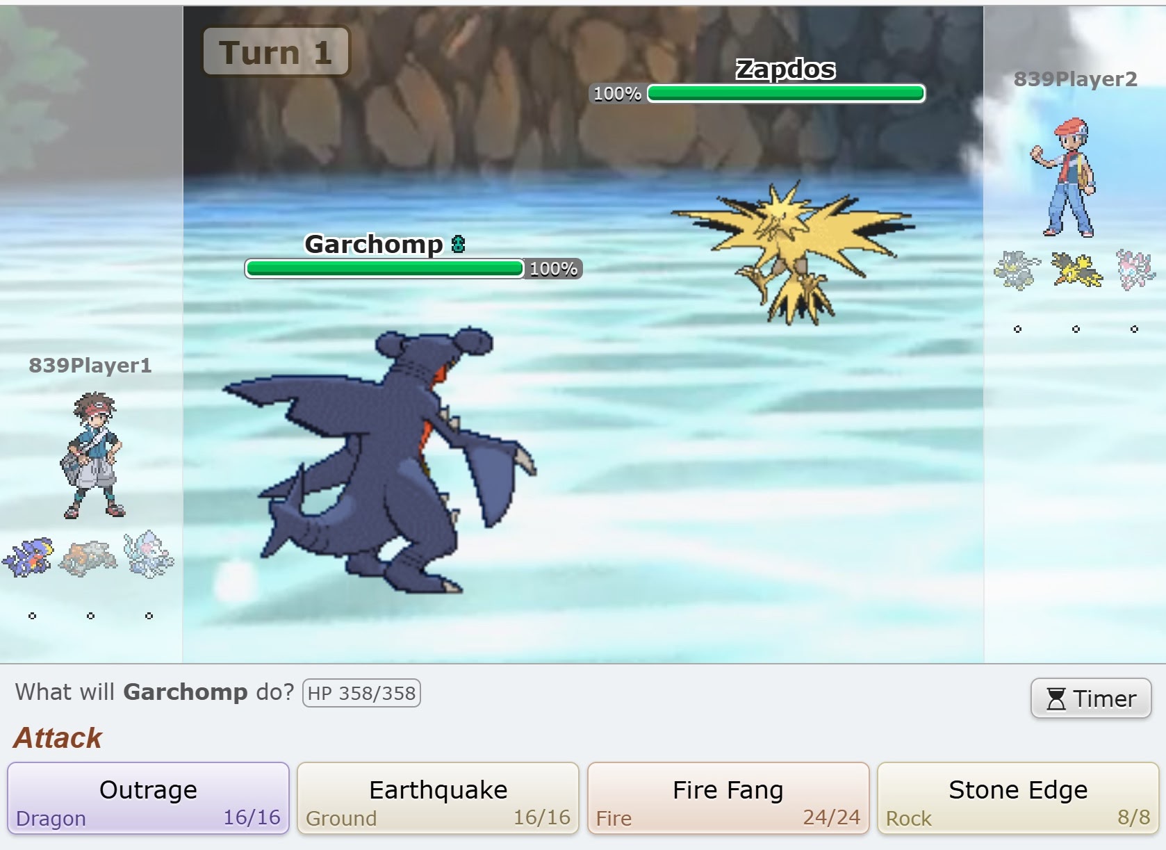 battling phase